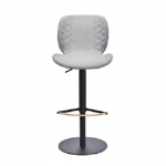 Sean Hydraulic Barstool in Light Grey  